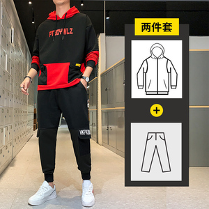 3秋季套装男青少年潮流时尚休闲套装A074-TZ815（）图片