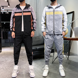 夹克男士套装一套衣服搭配男装休闲工装外套A074-T32—P85，男装套装，星座210-1