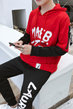 春秋季男士卫衣套装青少年帅气两件套休闲运动服装潮TZ60-P60，男装卫衣，星座210-1
