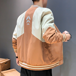 秋季夹克男 开衫夹克外套青少年潮流休闲夹克A074-JK1803-P60图片