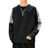 0休闲宽松长袖卫衣男士秋季圆领潮牌上衣服时尚A074-A506，男装卫衣，星座210-1