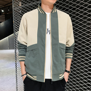 秋季夹克男 开衫夹克外套青少年潮流休闲夹克A074-JK1803-P60图片