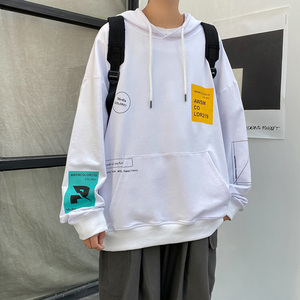 020港风秋季连帽卫衣男时尚潮流上衣A074-WY33-P60图片