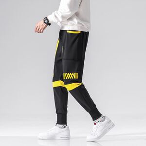 秋季裤子男潮流时尚休闲裤长裤酷丝绵运动休闲裤A074-AK013-P35图片