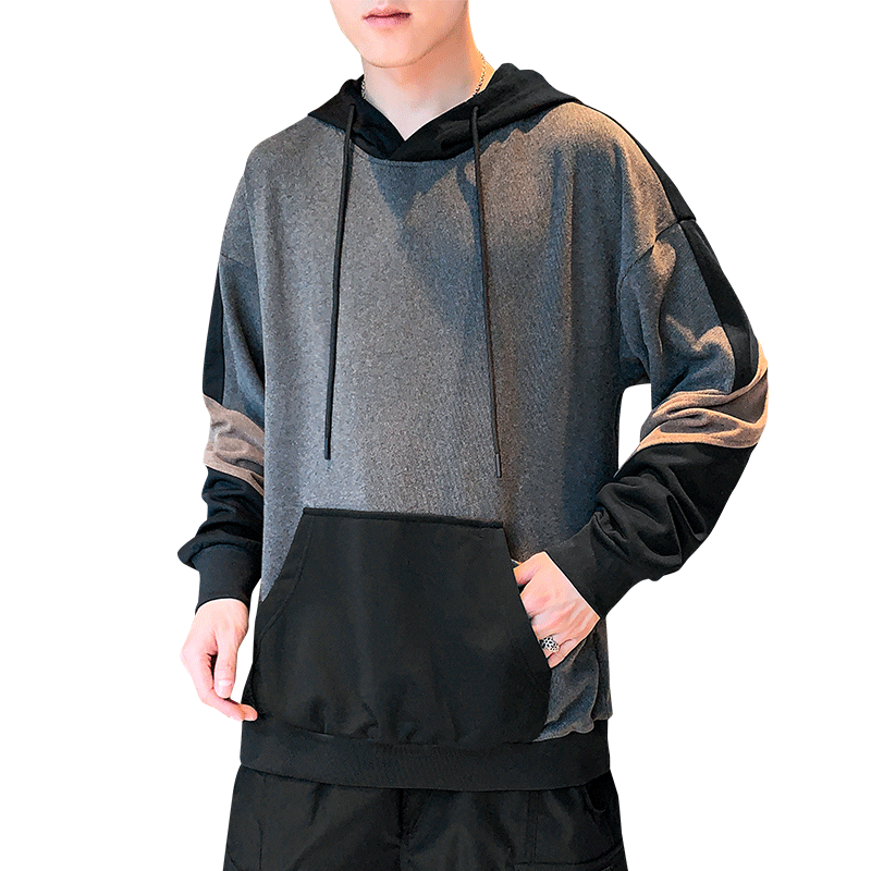 2021春秋季卫衣男青少年圆领套头潮流卫衣时尚款A074-AW906-P35,男装卫衣,星座210-1