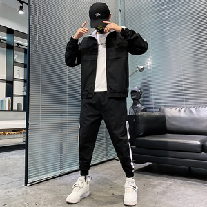 男士套装秋季休闲卫衣运动服套装夹克外套T33-P85图片