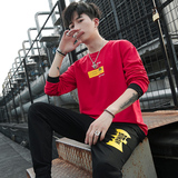 春秋季新款男士休闲运动套装潮牌卫衣青少年帅气一套TZ116，男装卫衣，星座210-1