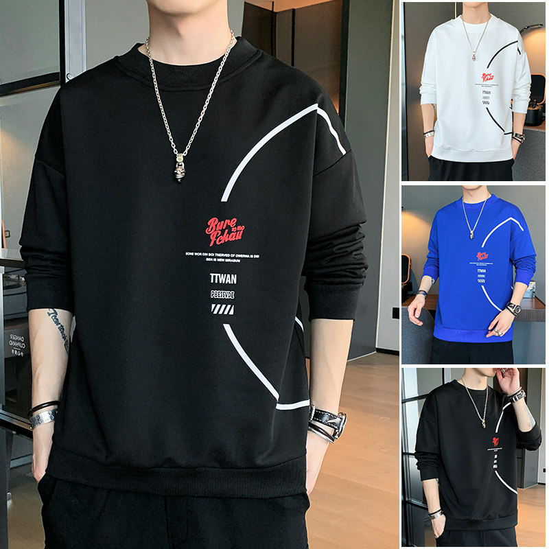0秋季卫衣男时尚休闲圆领卫衣A074-A510—,男装卫衣,星座210-1