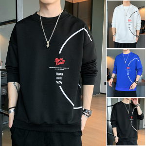 0秋季卫衣男 时尚休闲圆领卫衣A074-A510—图片