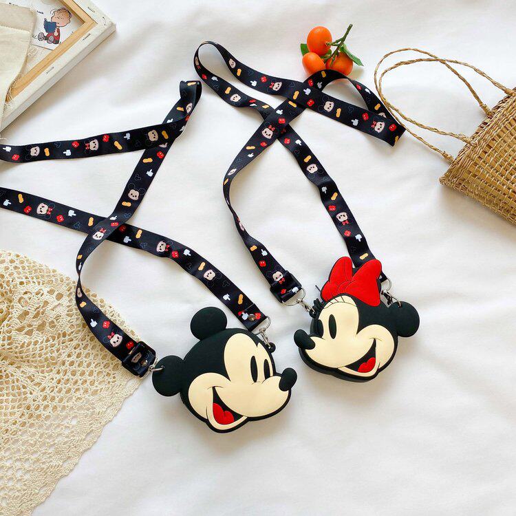 2020 summer new pattern lady Bag The single shoulder bag black Minnie silica gel Other black Mickey One shoulder Messengerin the Leather/Lady bags/Men's bag, Ms. bags  category - from Buy2taobao.com to provide professional Taobao agent buy service