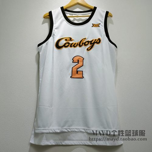 2号坎宁安复古刺绣大学版球衣