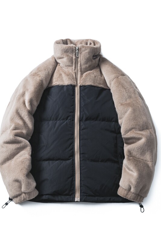 原B429山一商店-234YR04235金貂毛拼接羽绒服新标90绒P285-K428,男装羽绒服,电商S003