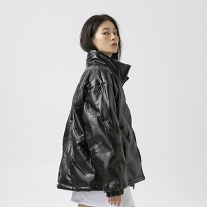 原B429山一商店-234YR09301皮料无缝羽绒服新标70绒P330-K508图片