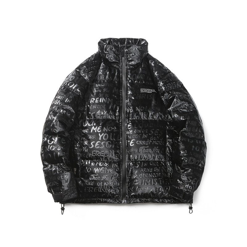 原B429山一商店-234YR09297炫光字母羽绒服新标90绒P300-K428图片