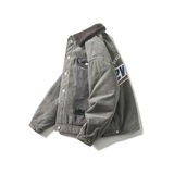 DEVILRAY山一2025冬季新款毛领牛仔棉服--MY305/P195278，男装棉衣，电商S003