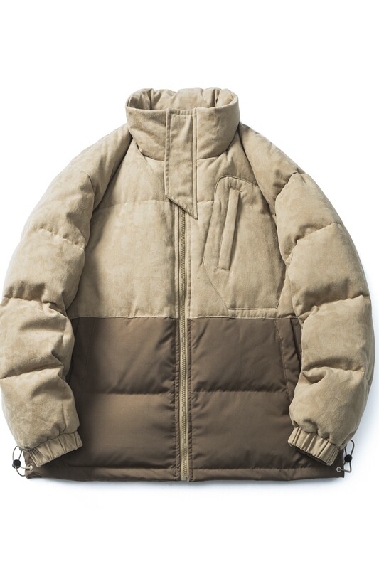 原B429山一商店-234YR00115迷彩拼接羽绒服新标90绒P300-K428,男装羽绒服,电商S003