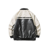 DEVILRAY山一2025冬哥特字母拼色机车棉服MY378-P195控288，男装棉衣，电商S003