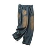 NR234CK09272废土风水洗牛仔裤P90-K128，男装休闲裤，电商S003