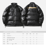 原B429山一商店-234MY07175钢印黑金印花皮料棉服P200-K278，男装棉衣，电商S003