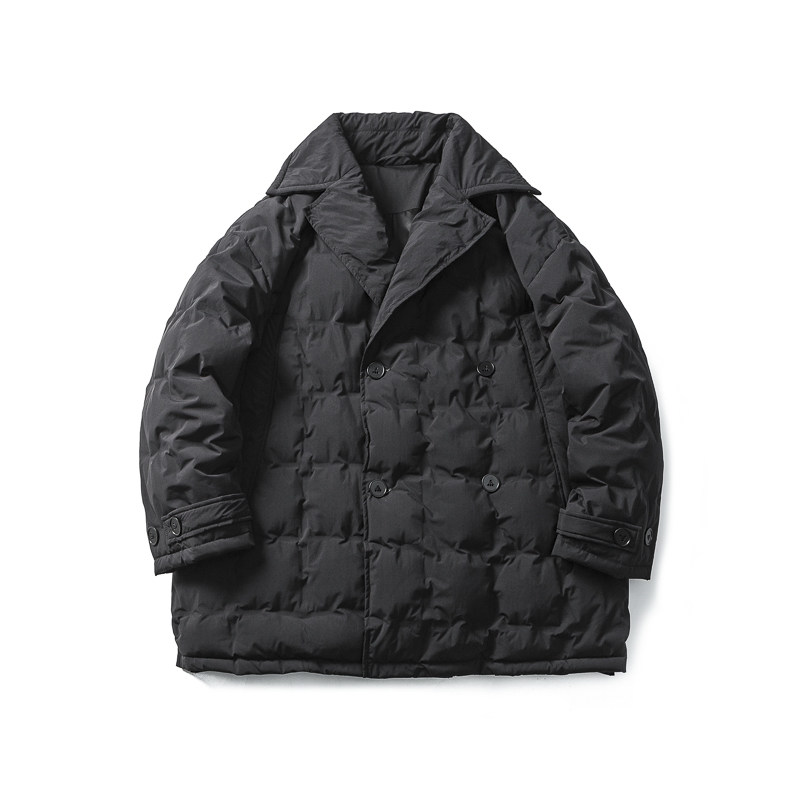 山一商店24冬244YR04163西装版长款直充90白鸭绒羽绒服P310K458图片