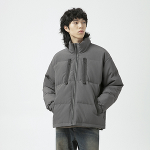 原B429山一商店-234YR00117压褶侧拉链羽绒服新标90绒P300-K428图片