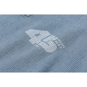 山一商店秋季253JK10153美式复古套头训练服牛仔外套蓝色P115K168图片