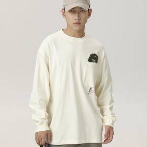山一商店 243TE09208 放青松长袖T恤P80 K108秋季图片