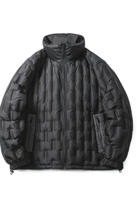 NR234YR09299 直冲压印拼皮羽绒服新标90绒P275-K378图片