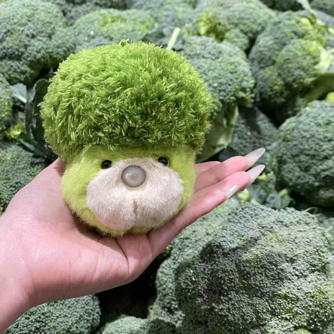 乐吉儿蔬菜玩偶吐泡泡毛绒小挂件