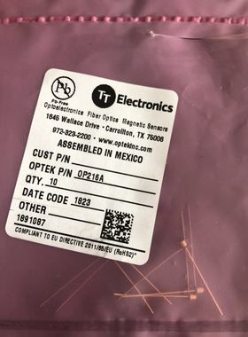 TT/OPTEK  红外光电发射管2mm金属发射OP216A霍尼韦尔SE1450