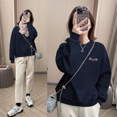 送运费险纯棉百搭休闲卫衣女