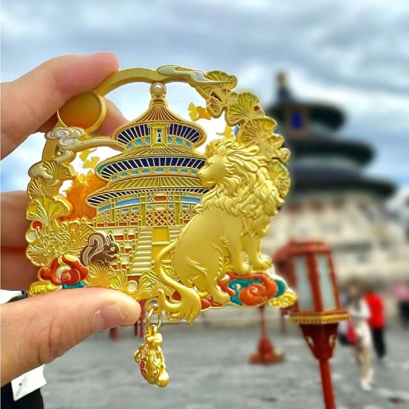 天坛春日来信金秋送福AR冰箱贴