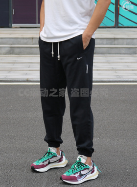 NIKE耐克秋季男李文翰同款运动裤宽松收口针织长裤卫裤CK6366-010