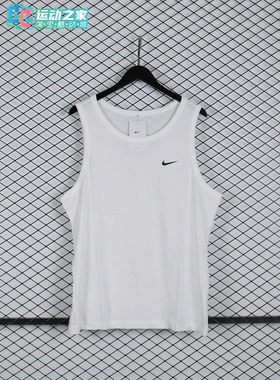 Nike耐克春夏男子圆领运动训练速干透气背心无袖T恤AR6070-100