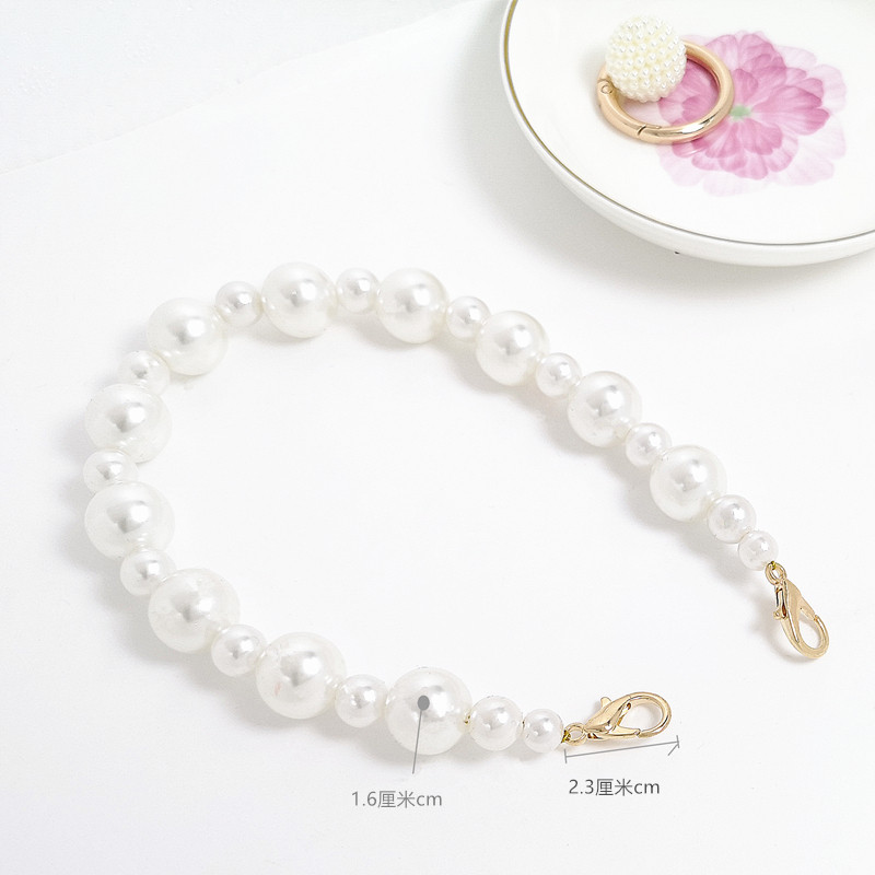 大小串珍珠包包带子单肩带手提包腋下链条手机链单买配饰替换挂链