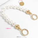 串珍珠饰品DIY包包挂件装 饰配饰手提手拎单肩斜挎腋下带子短链条