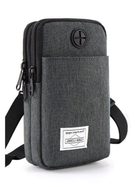 可放7寸华Mat40单肩斜挎手机包竖款迷你小挎包多层拉链腰包穿皮带