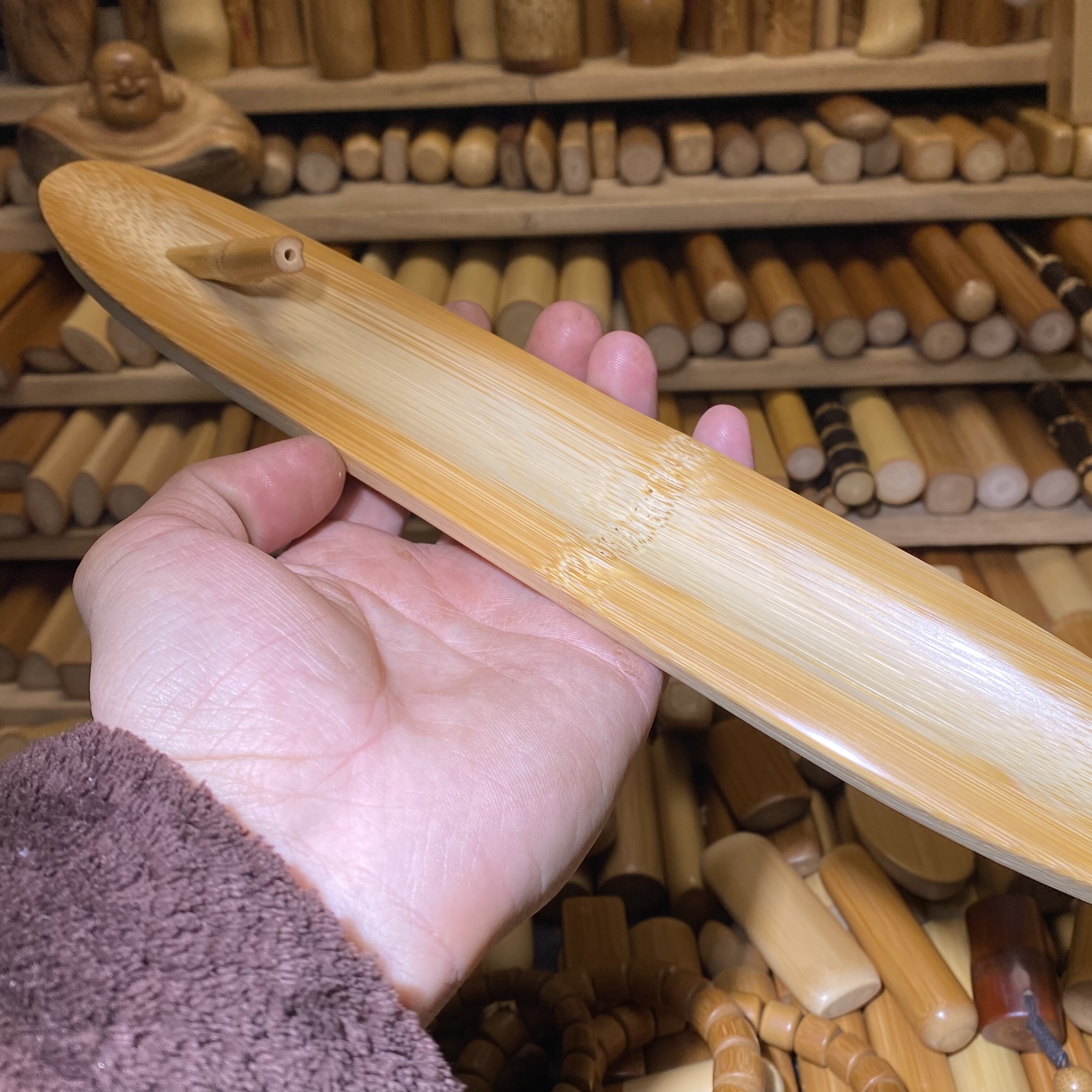 45×300mm玉竹线香插，一物一链接，拍了下架，远山工实心玉竹