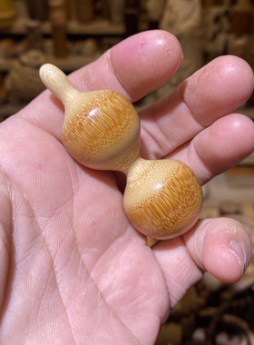 26-66mm满密实心竹雕刻葫芦，一物一链接，拍了下架，远山工