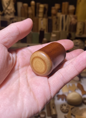 28-42mm老煤竹堵头大倒角掌中宝，一物一链接，拍了下架，远山工