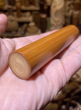 22.4-102mm捷径高密厚皮粗圆，一物一链接，远山工实心玉竹手把件