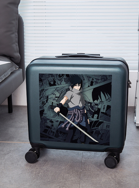 火影行李箱学生旅行箱小拉杆男孩141518寸迷你拉杆箱可爱涂鸦儿童