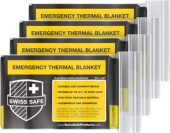 NASA户外生存马拉松急救设计 聚酯薄膜隔热毯太空毯 Swiss Safe