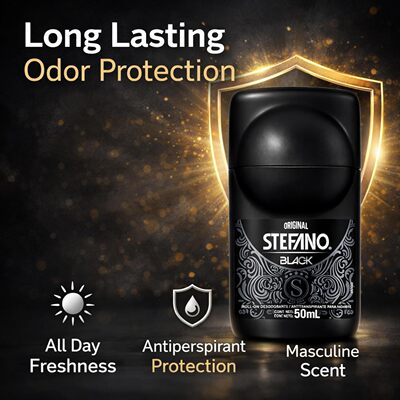 Stefano-男士滚珠止汗香体露长效抑味除臭止汗剂便携装男士香体露