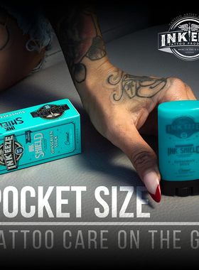 INK-EEZE-美国纹身防晒棒SPF50墨水防护干爽透明臭氧层珊瑚礁友好