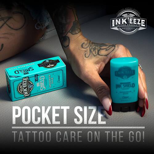 INK-EEZE-美国纹身防晒棒SPF50墨水防护干爽透明臭氧层珊瑚礁友好