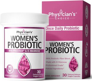 Physician'sCHOICE女性专用500亿益生菌酸碱平衡消化泌尿系统健康