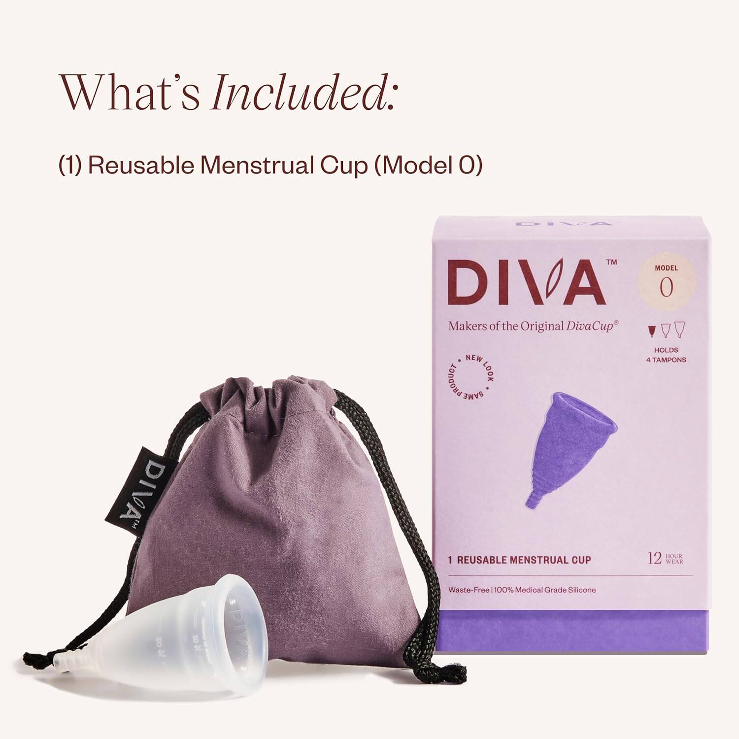 DIVA Cup-连续佩戴重复使用月经大姨妈护理的医用级硅胶杯月经杯