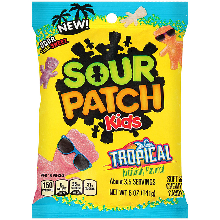 Sour Patch 酸甜有嚼劲 水果多口味橡皮糖软糖QQ糖 美国儿童零食 零食/坚果/特产 传统糖果 原图主图