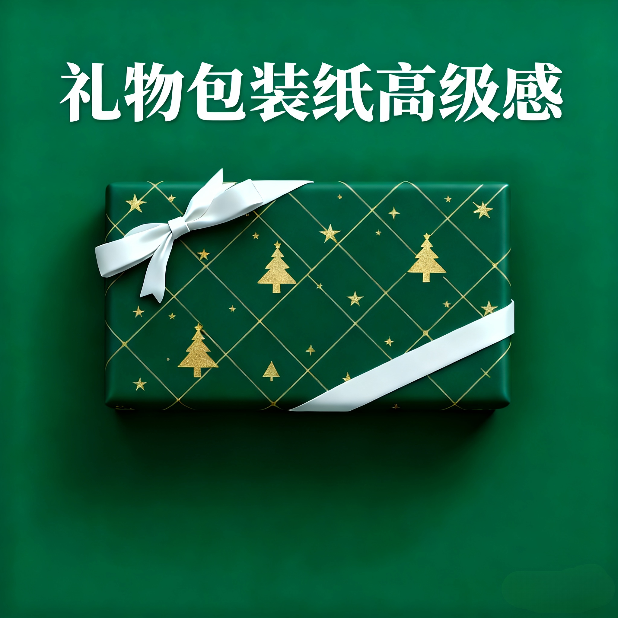 礼物包装纸高级感包装纸圣诞礼物